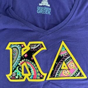 Kappa Delta KD letters t-shirt